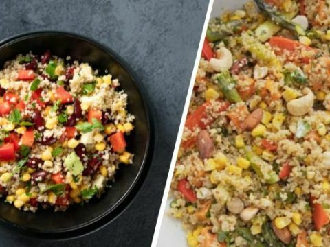 Quinoa Salad with Roasted Veg